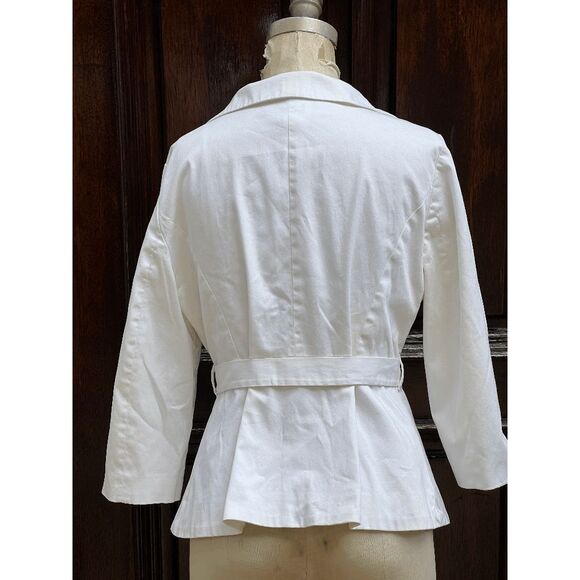 Sandro Sportswear Cotton Peplum Blazer Jacket - M - Picture 2 of 7